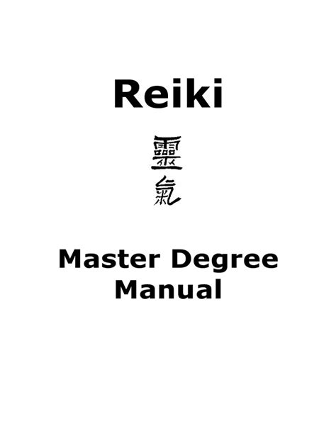 Reiki Master Manual Pdf Chakra Reiki