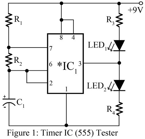 555 Timer Ic Tester Engineering Projects