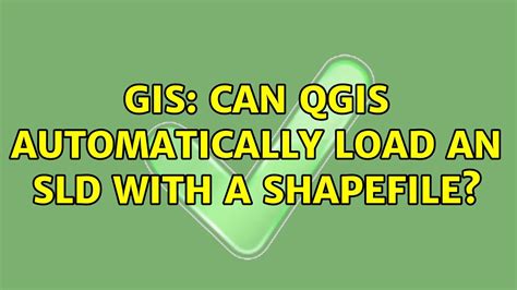 Gis Can Qgis Automatically Load An Sld With A Shapefile Solutions Hot Sex Picture