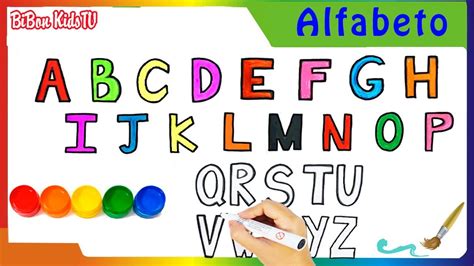 Dibujando Y Coloreando El Alfabeto En Inglés Para Niños Españoles I