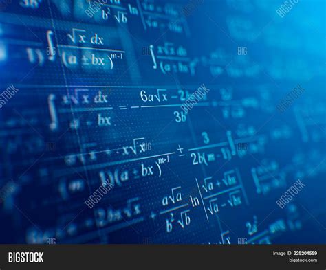 Blue Math Wallpaper