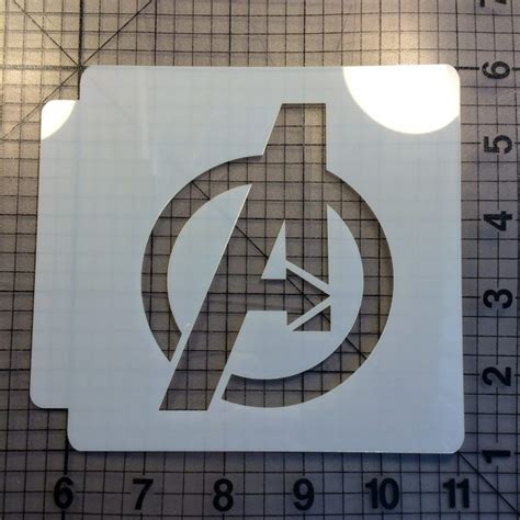 Stencils Stencils Avengers Logo Avengers
