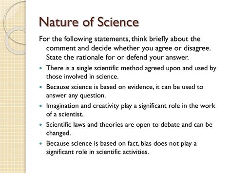 Ppt Nature Of Science Powerpoint Presentation Free Download Id5654138