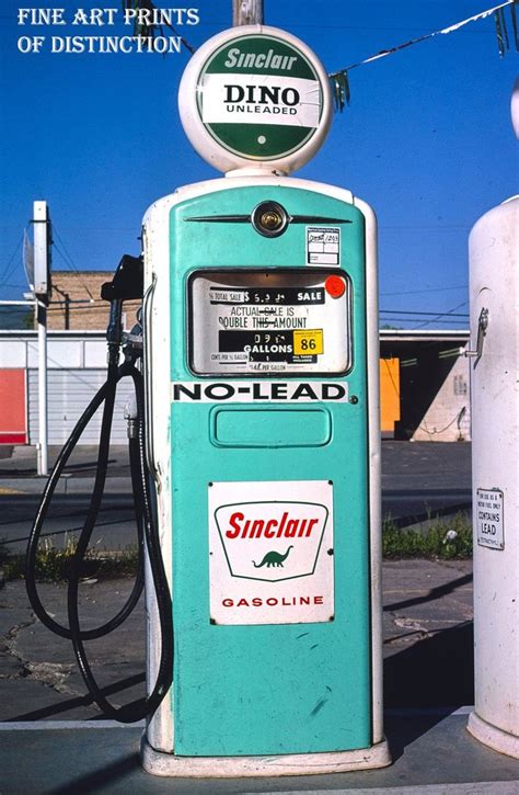 Sinclair Dino 1960s Gasoline Pump Premium Print