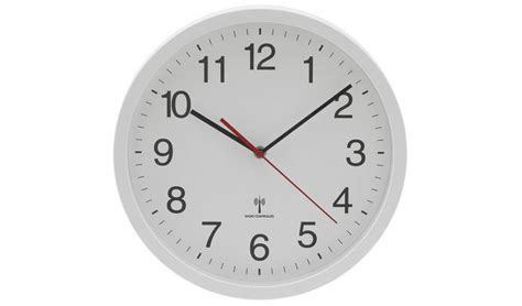 Buy Habitat Radio Controlled Wall Clock White Clocks Argos