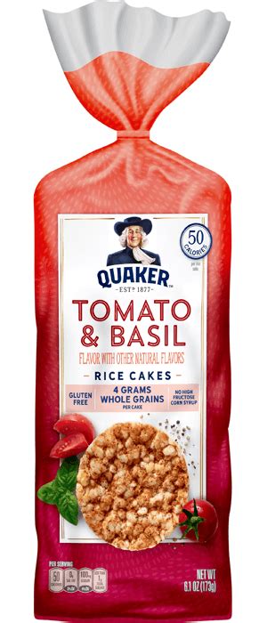 Quaker® rice cakes garden tomato & basil reviews 2019. The Facts About Your Favorite Foods and Beverages (U.S ...