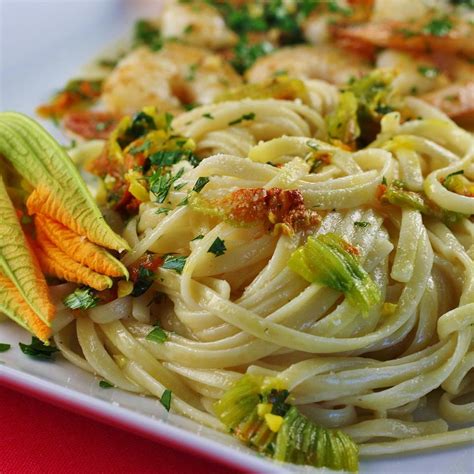 Pasta Ai Fiori Di Zucca Pasta With Zucchini Blossoms Recipe Allrecipes