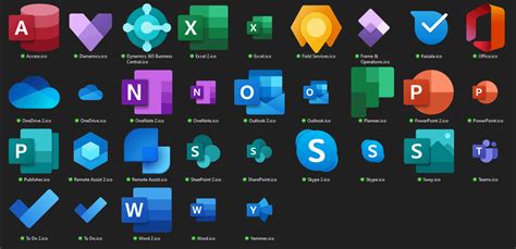 Fluent Design Icons R Windows10