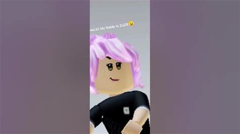 Hello My Name Is Zuzie Edit Remake Pinky Roblox Youtube