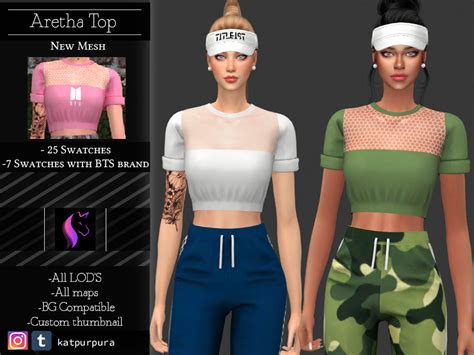 The Sims Resource Aretha Top