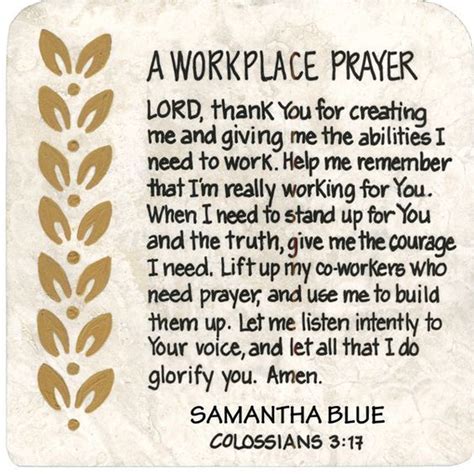 Image Result For Prayer For The Working Place Prayer For Workplace