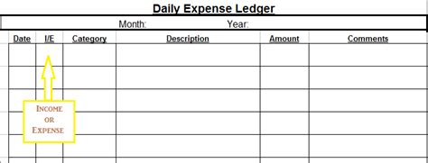 Press enter and save the. Free Printable Daily Expense Ledger and February Finance ...