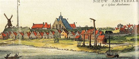 New York In The 1600s When Henry Hudson Put A Trading Post At The