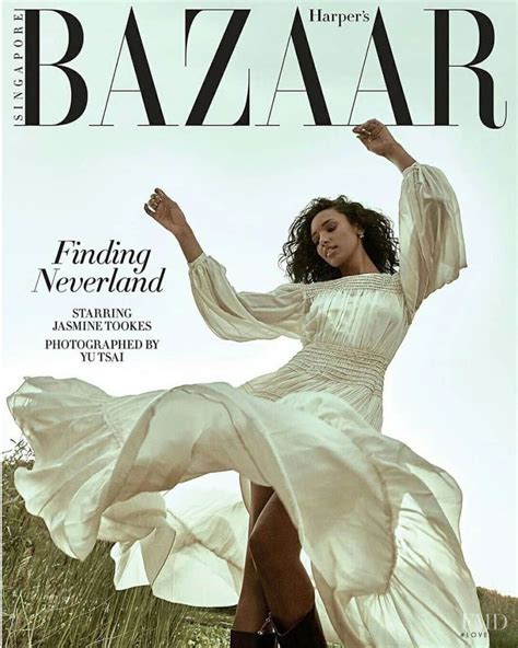 Cover Of Harpers Bazaar Singapore With Jasmine Tookes August 2020 Id