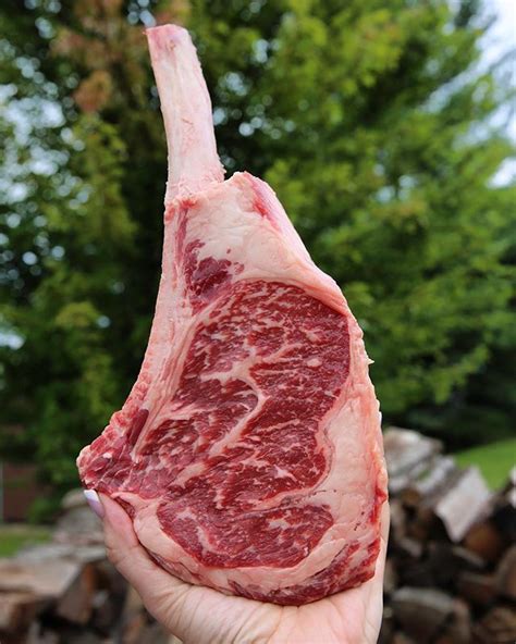 Going To Drop This Oz American Wagyu Tomahawk Ribeye From Kowsteaks