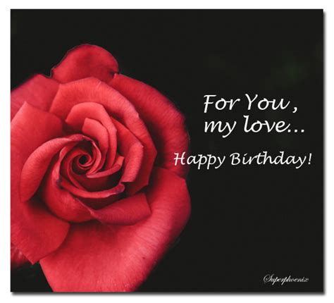 For You My Love Free Birthday Wishes Ecards Greeting