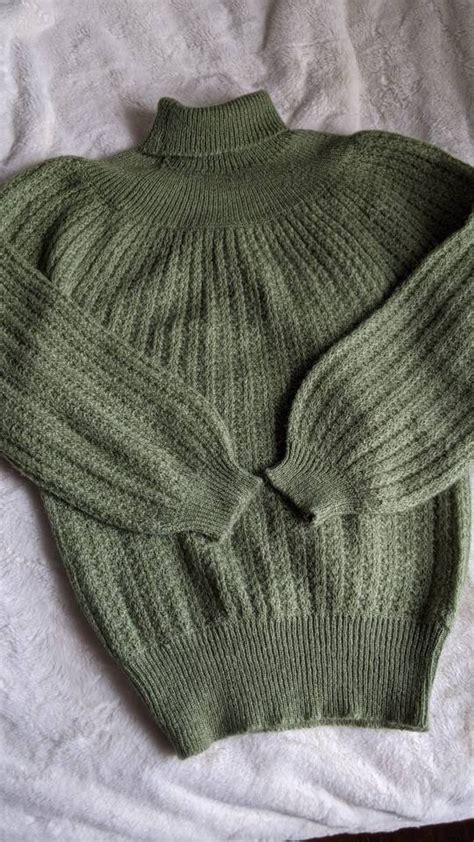 Beautiful Sage Green Knit Sweater Etsy