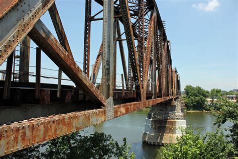 Rusty Bridge Nashville Photograph 7x5 Old Railway Bridge Rust