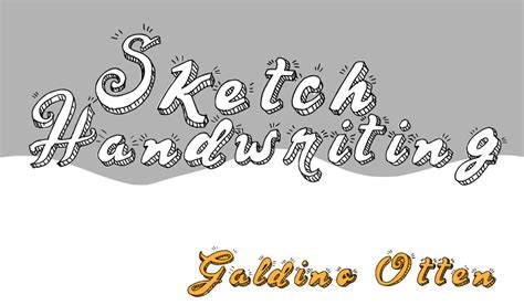 Sketch Handwriting Font