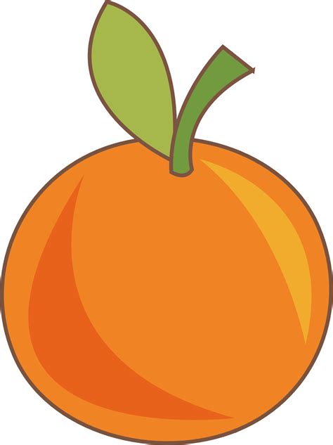 Big Orange Fruit Drawing Free Image Download