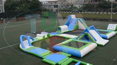 Inflatable Commercial Water Splash Park Floating Water Playground