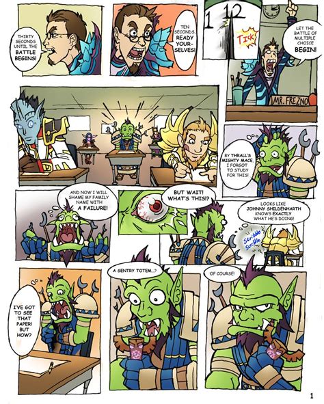 Wow Comic Page01 Comics Warcraft Comics World Of Warcraft