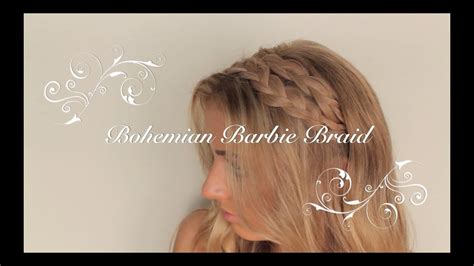 Bohemian Barbie Braid Hairstyle Bellami Hair Youtube
