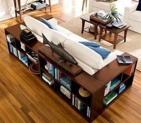 Book Shelves Around Couch Home Living Room House Design Home Decor
