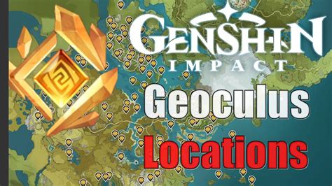 All Geoculus Locations Genshin Impact Guide Youtube