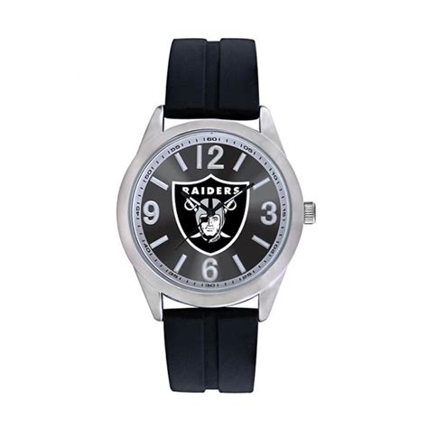 Oakland Raiders Mens Watch Nfl Football Wristwatch Varsity Watches