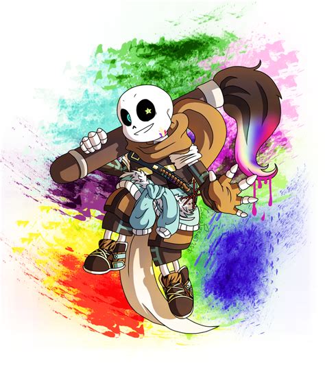 Ink Sans Cute Inksans Human Girl Ver By Josiexbluej On Deviantart