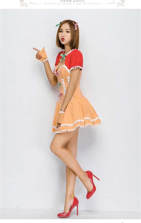 Cute Japanese Girls Kawali Sweet Pleated Pumpkin Dress