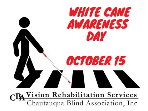 White Cane Awareness Day Walk Cba Vision Rehabilitation Services