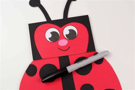 Paper Bag Craft Ladybug Puppet Real And Quirky