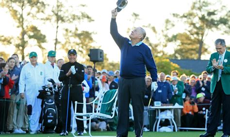 Jack Nicklaus Gary Player Begin 2017 Masters With Emotional Tee Shot