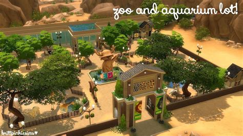 Rexs Place Brittpinkiesims The Sims 4 Zoo Set Hi