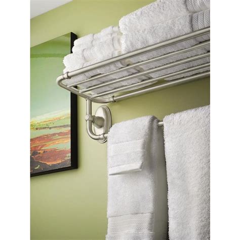 Moen Kingsley Brushed Nickel Wall Mount Towel Rack In The Towel Racks
