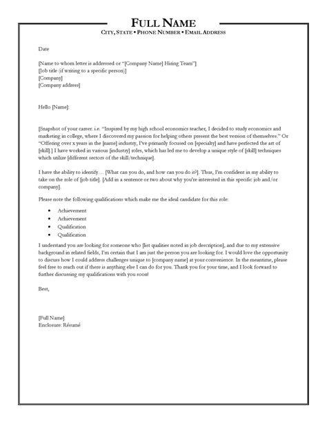 killer cover letter template primary portraits useful