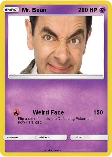 Pokémon Mr Bean 626 626 Weird Face My Pokemon Card