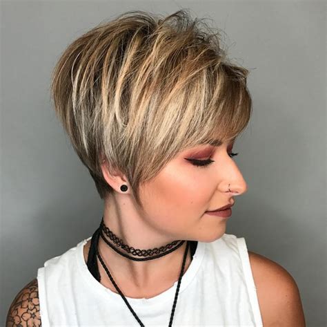 To keep things popular, why not spring for a male/female. Short Haircut for Thick Hair Ideas & Color Options 2018 ...
