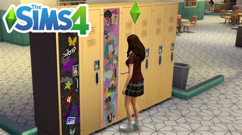 How To Customizeedit Locker Rooms High School Years The Sims 4