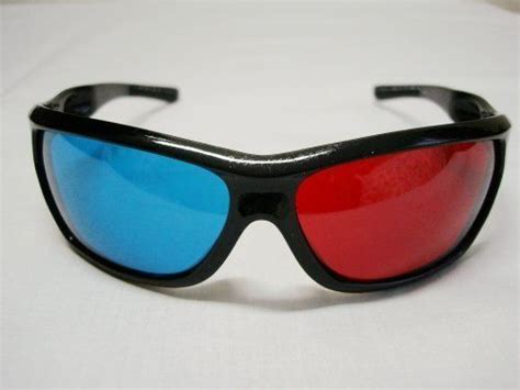 Red Blue Cyan Anaglyph Fashion Style 3d Glasses 3d Movie Game Glasses 3d Glasses Blue Glasses