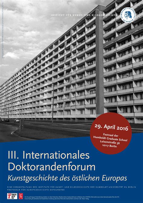 2016 Internationales Doktorandenforum Institut Für Kunst Und Bildgeschichte Hu Berlin