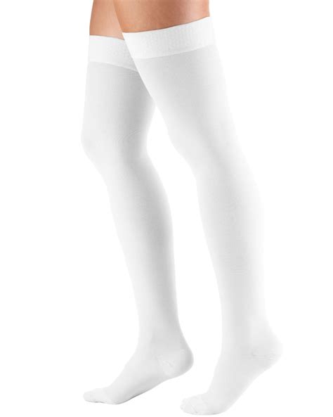 Reliefwear Classic Medical Closed Toe Thigh Highs Silicone Dot Top 20