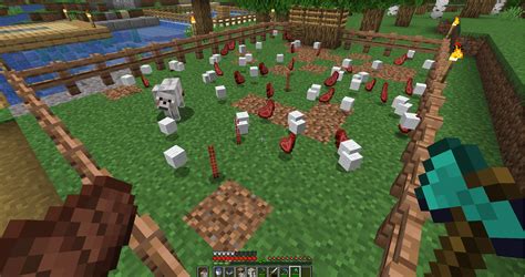 Sheep Farm Minecraft Build