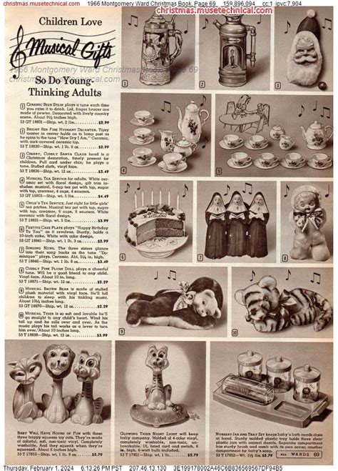 1966 montgomery ward christmas book page 69 catalogs and wishbooks