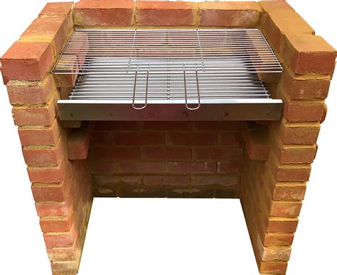 SunshineBBQs DIY Brick BBQ Kit With Heavy Duty Mm Stainless Steel Charcoal Grate Tray With