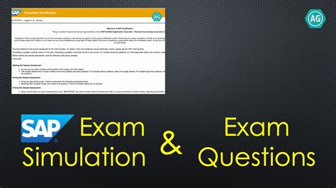 Sap Certification Exam Questions And Exam Simulation Youtube