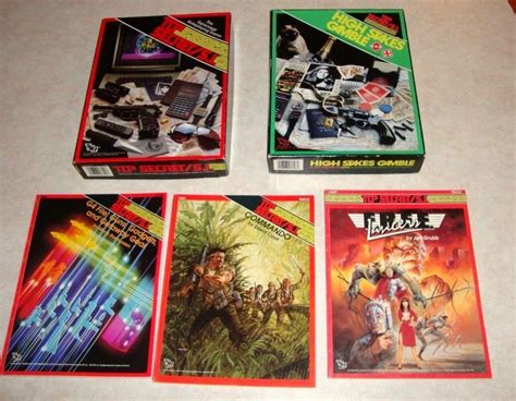Tsr Top Secret Si Rpg Game Lot Extra Modules Source Books 1987