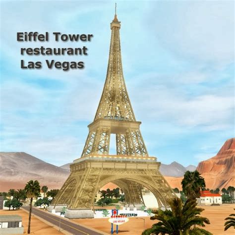 Eiffel Tower Restaurant Las Vegas The Sims 3 Catalog